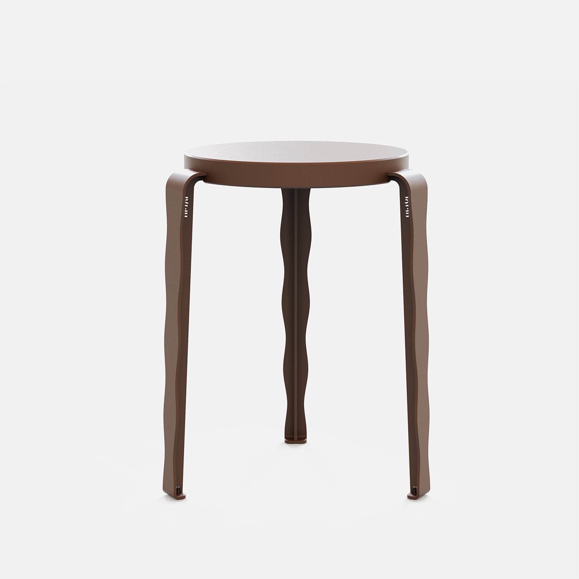 TIPTOE x UCHRONIA – Hocker LOU monochrom Wave