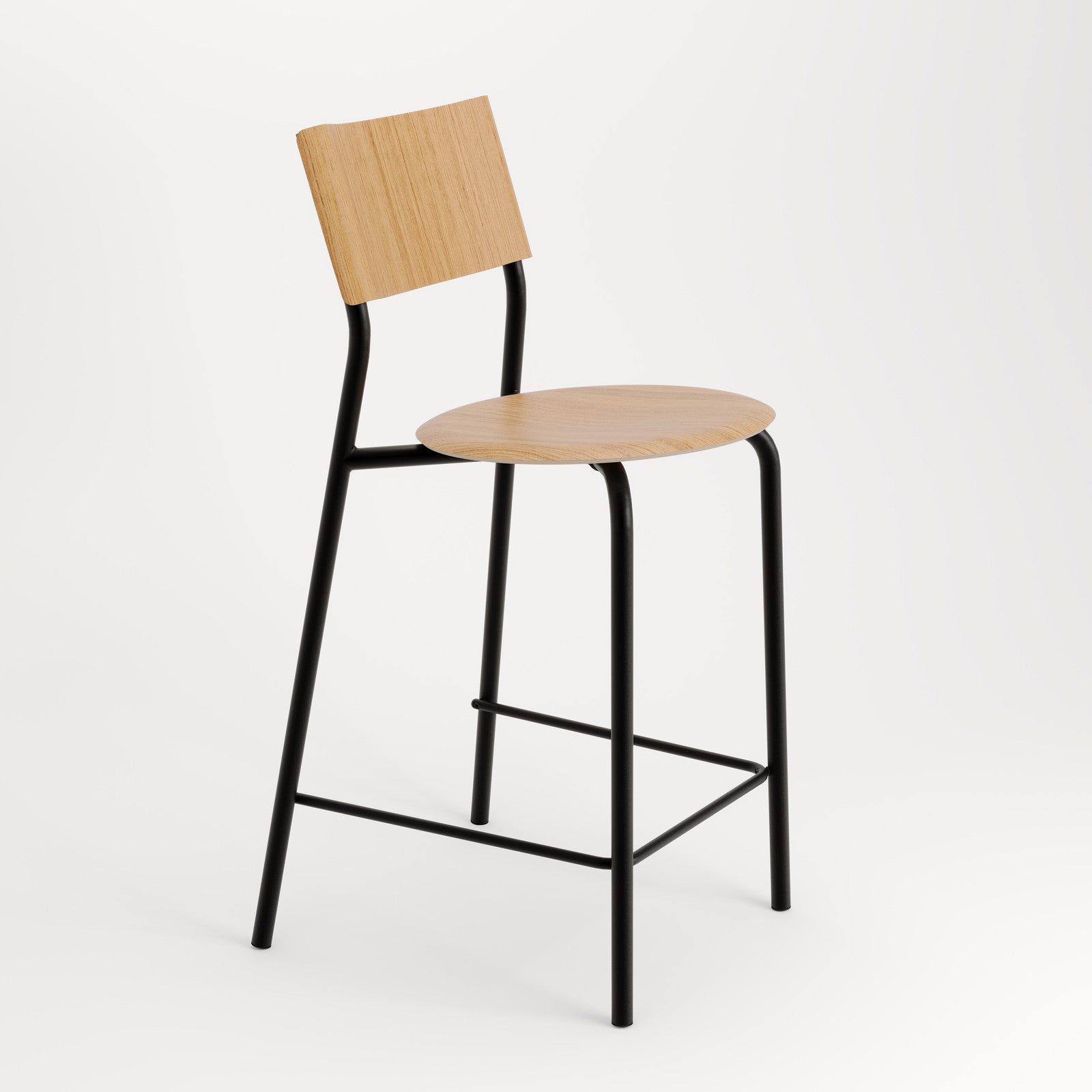 Silla de bar SSD - madera con certificación ecológica