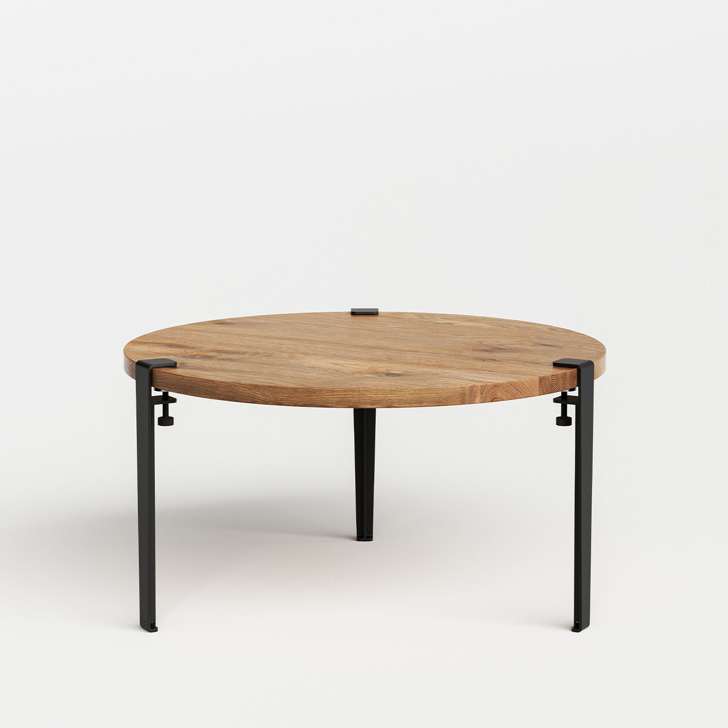 Tavolino rotondo TIPTOE Ø 80cm - legno antico riciclato