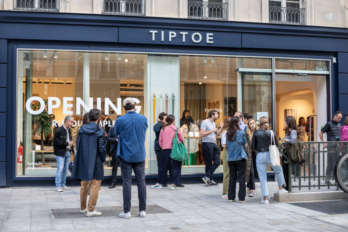 La inauguración de la tienda TIPTOE en París