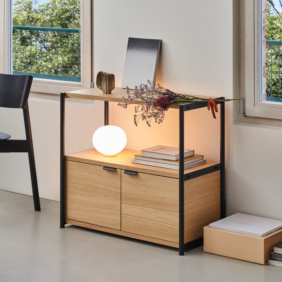UNIT shelf - H75 to 85 x W84cm - eco-certified wood