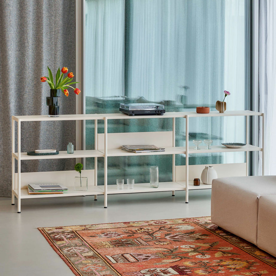 UNIT shelf - H75 to 85 x W244cm - powder-coated steel