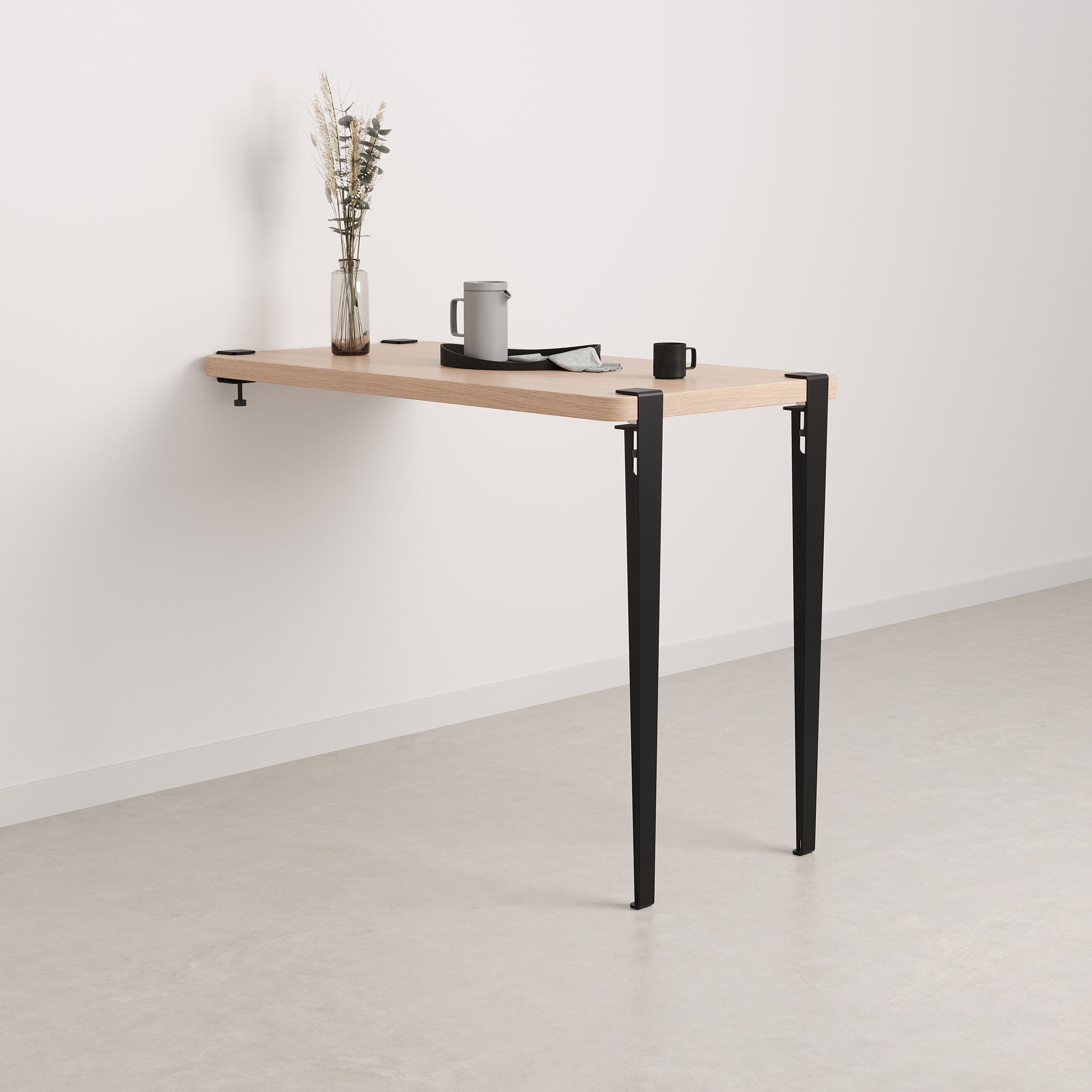 Wand-Hochtisch TIPTOE - öko-zertifiziertes Holz
