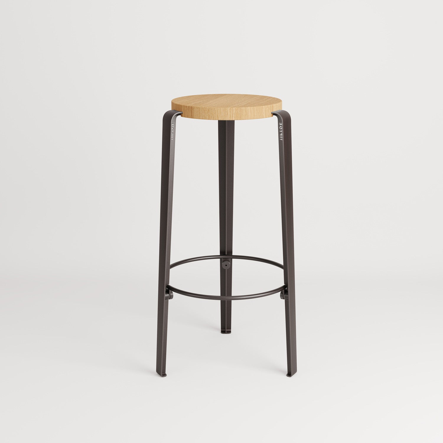 Bar stool - eco-certified wood - 76cm