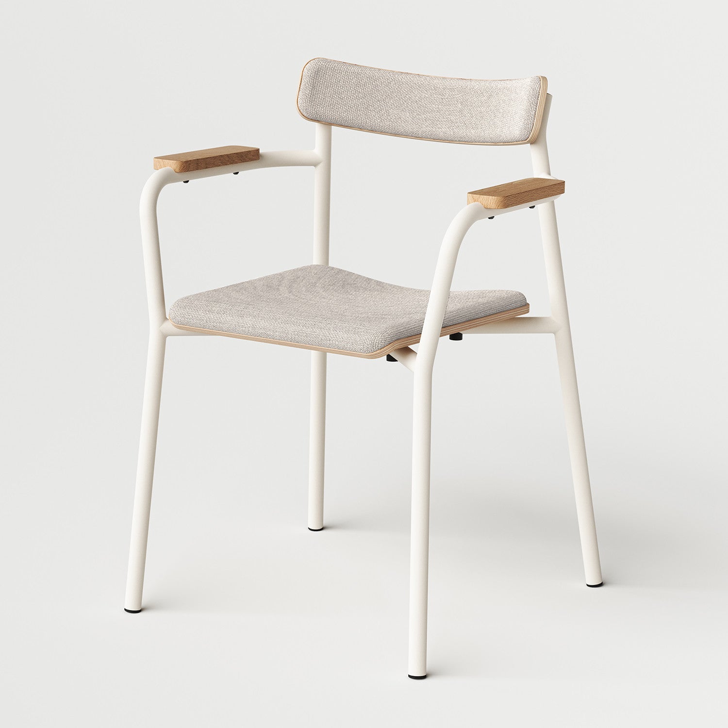 Silla ETUDE con reposabrazos - tejido reciclado