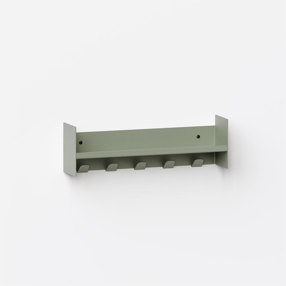 PLI Slim steel wall-mounted coat rack - 20 to 60 cm