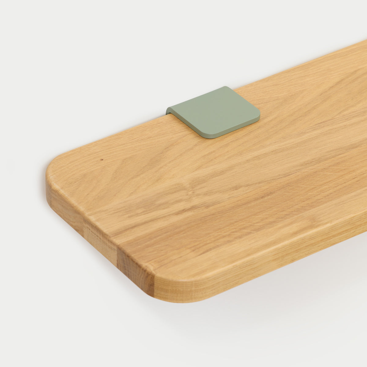Set de 3 estanterías de pared BRACKET - roble macizo - 60 a 150cm