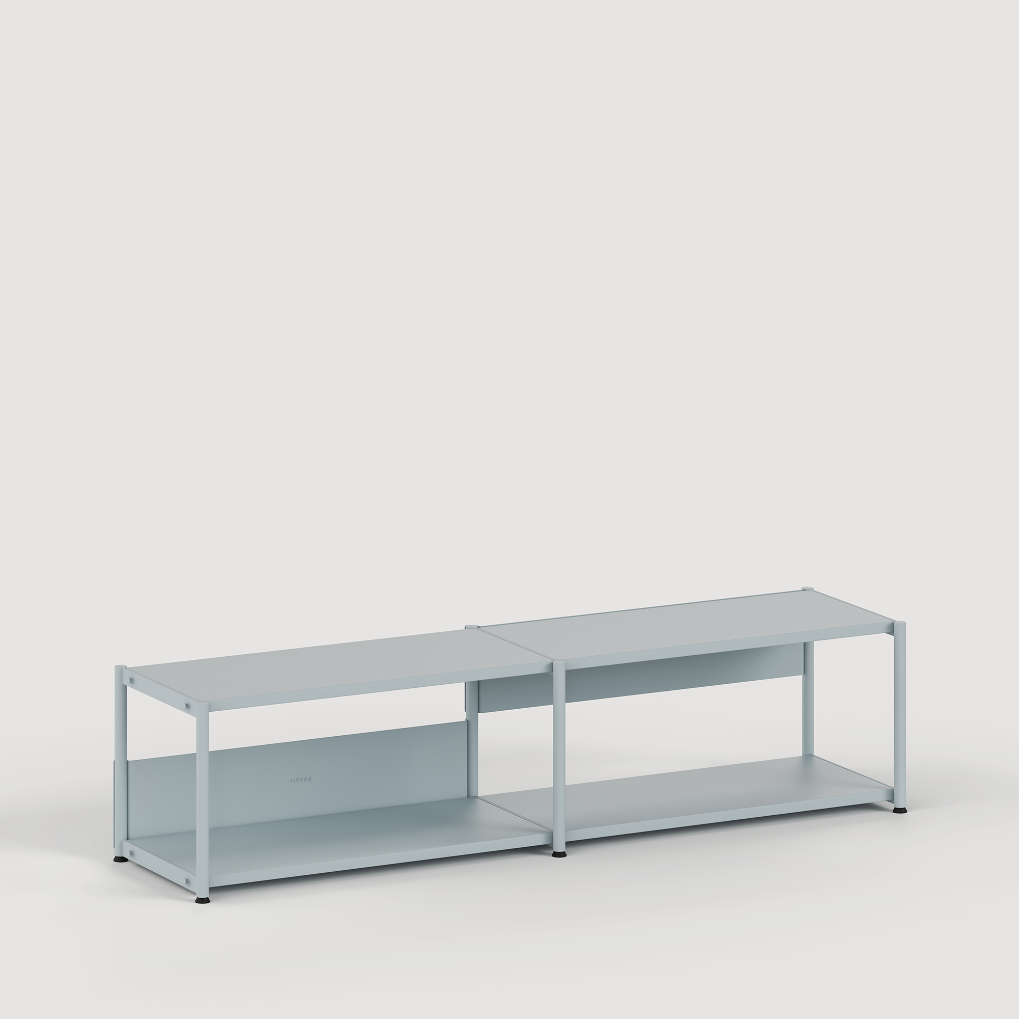 Scaffale UNIT - H40 à 50 x  L164cm - acciaio verniciato a polvere