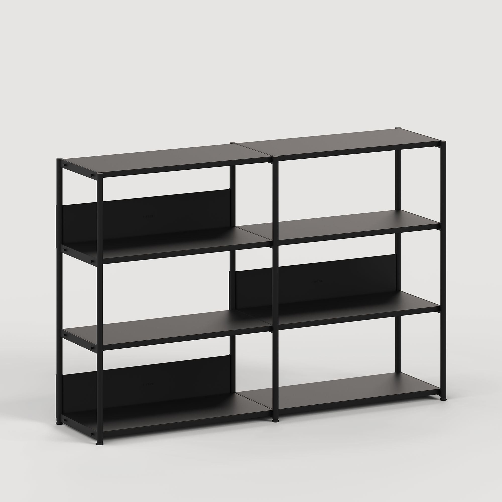 Estantería UNIT - H110 x  L164 cm - acero con recubrimiento en polvo