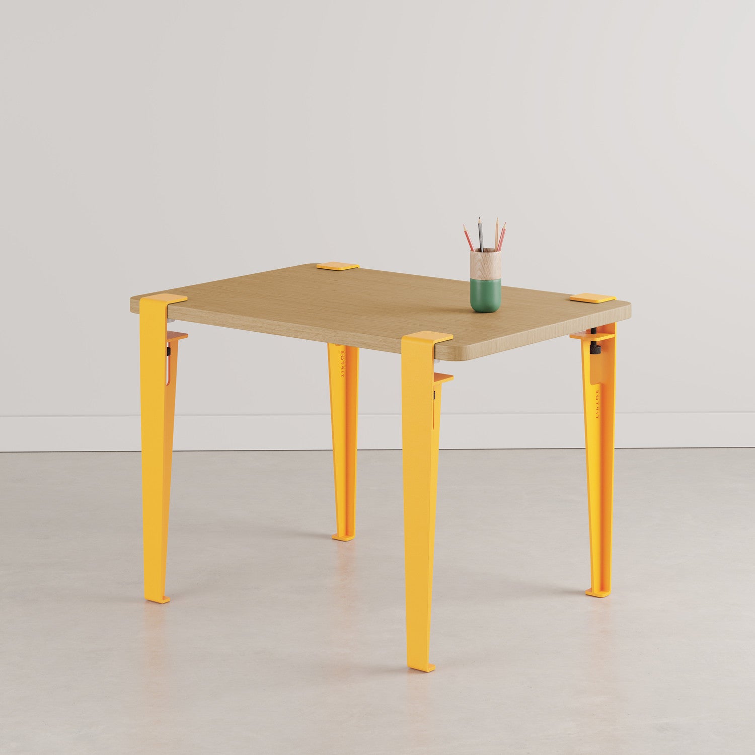 Scrivania per bambini TIPTOE 70x50cm - rovere massello
