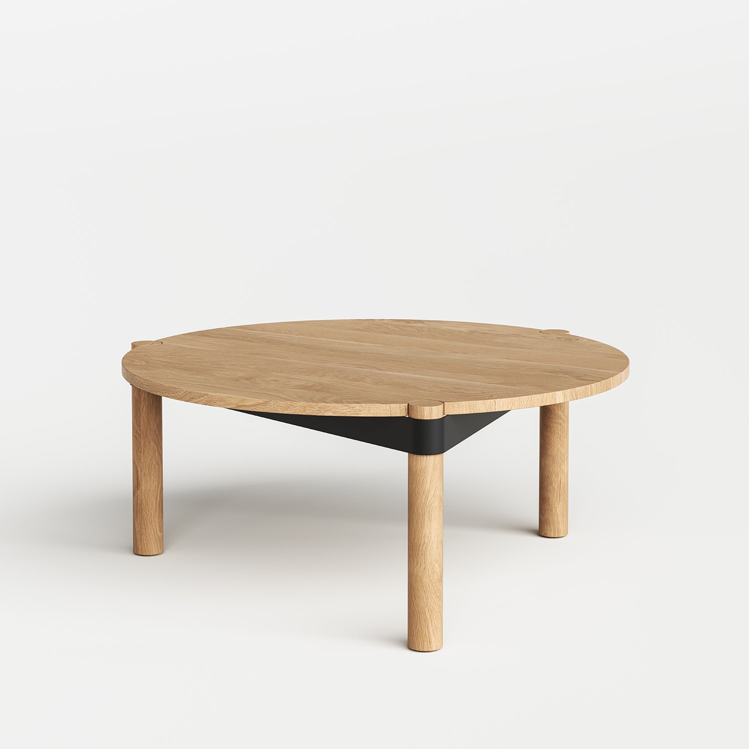 Ronde DISC salontafel Ø 80cm - eco-gecertificeerd hout