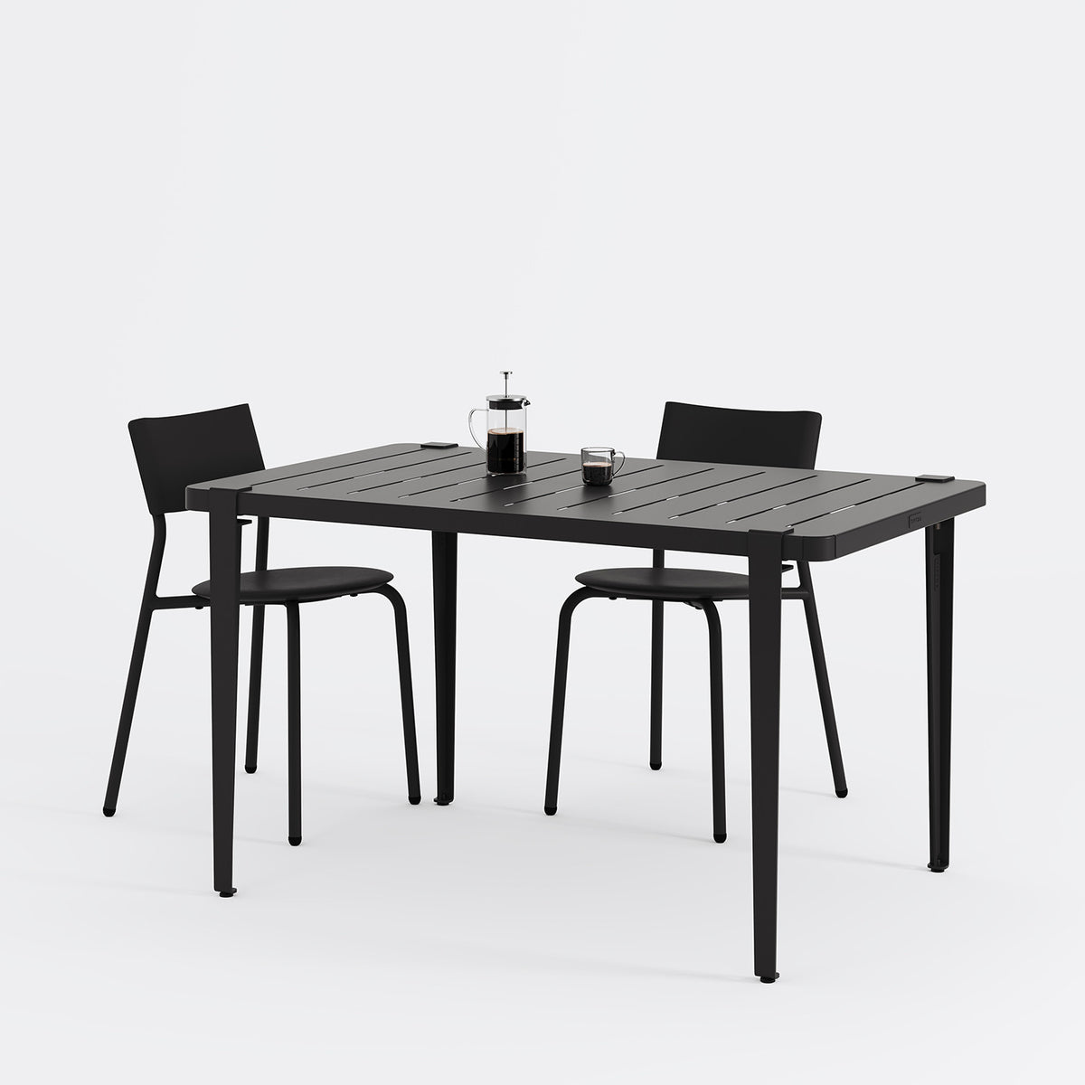 Table de jardin - acier thermolaqué
