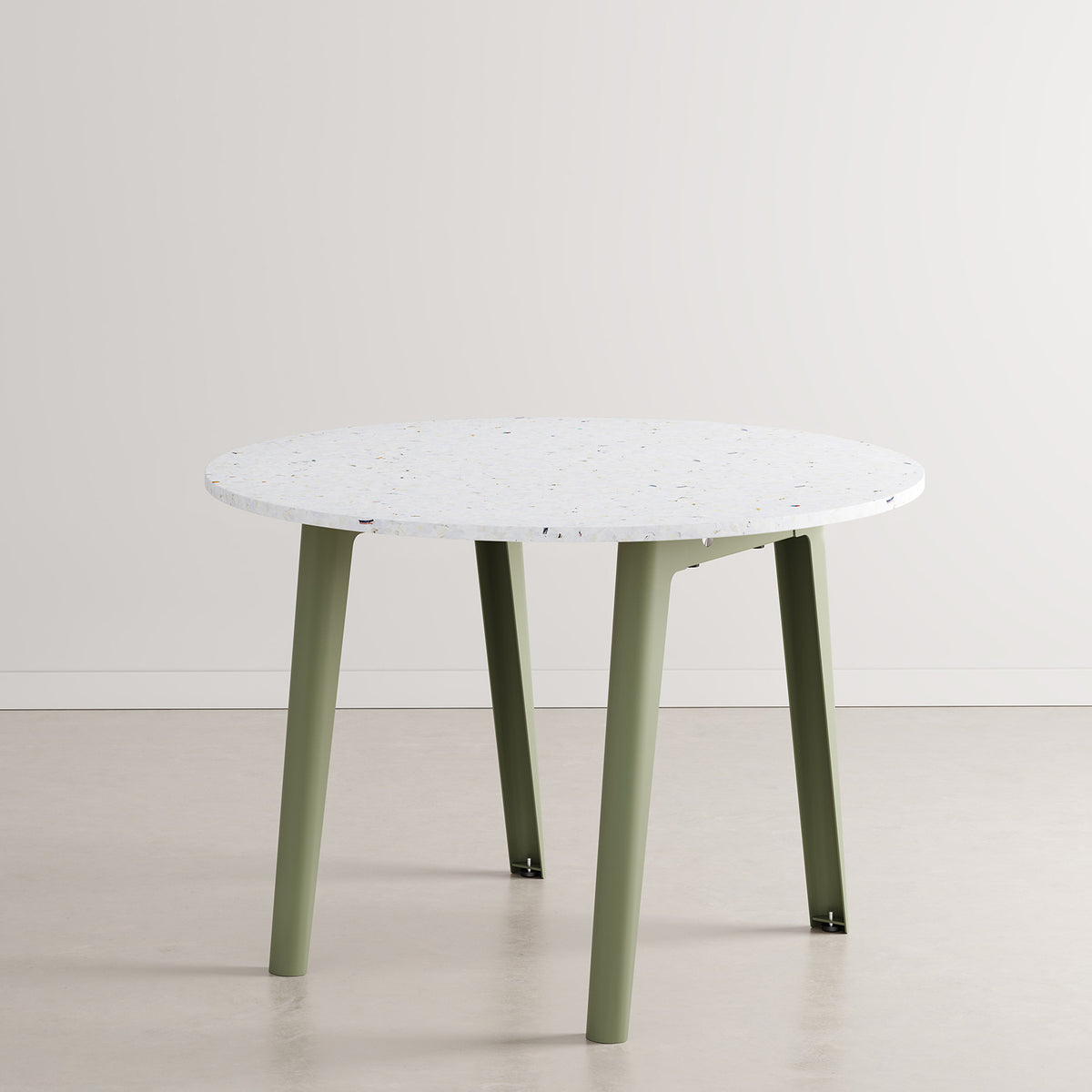 Table de réunion ronde NEW MODERN Ø 108cm - plastique recyclé Venezia