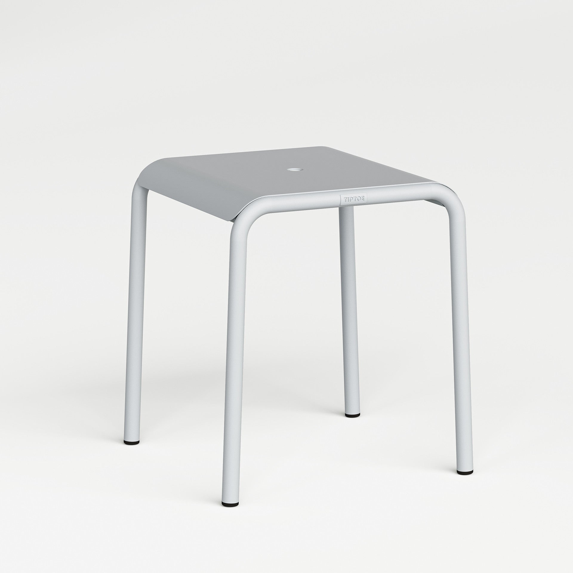 Outdoor stool PANORAMA - powder-coated steel